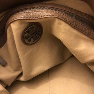 Genuine Tory leather bag.